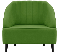 Кресло мягкое Brioli Донато (В26/зеленый) - 