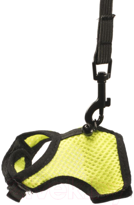 Шлея-жилетка для животных Duvo Plus Walking Vest / 1717086/DV (М, желто-зеленый)