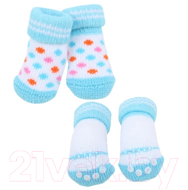 Носочки для животных Puppia Polka Dot II / PAOC-SO1269-SB-L (голубой)