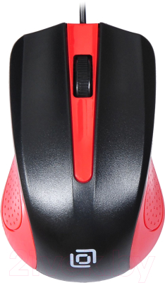 Мышь Oklick 225M (черный/красный)