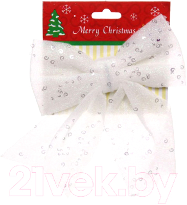 

Елочная игрушка Серпантин, Белый;с рисунком, Белоснежка 185-0309 17x16см