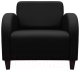 Кресло мягкое Brioli Карл (L22/черный) - 