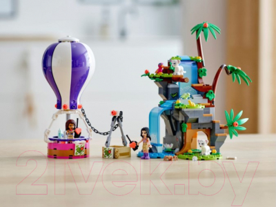 Конструктор Lego Friends Джунгли: спасение тигра на воздушном шаре / 41423