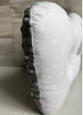 Подушка для малышей Баю-Бай Плюш / ПШ15-5 (серый)