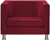 Кресло мягкое Brioli Клос (L16/вишневый) - 