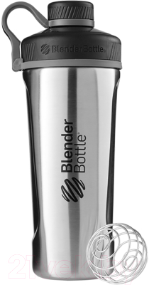 Шейкер спортивный Blender Bottle RRadian Insulated Stainless / BB-RAIS-NATU (стальной)