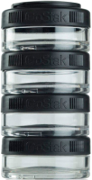 Набор контейнеров Blender Bottle GoStak Tritan / BB-G40-BLACK (черный) - 