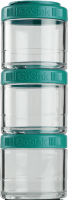 Набор контейнеров Blender Bottle GoStak Tritan / BB-G100-TEAL (морской голубой) - 