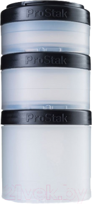 Набор контейнеров Blender Bottle ProStak Expansion Pak Full Color / BB-PREX-CBLK (черный)