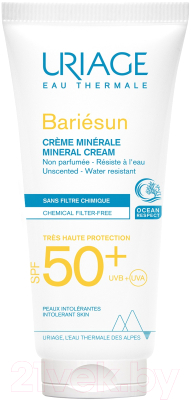 Крем солнцезащитный Uriage Bariesun Минеральный SPF50+ (100мл)