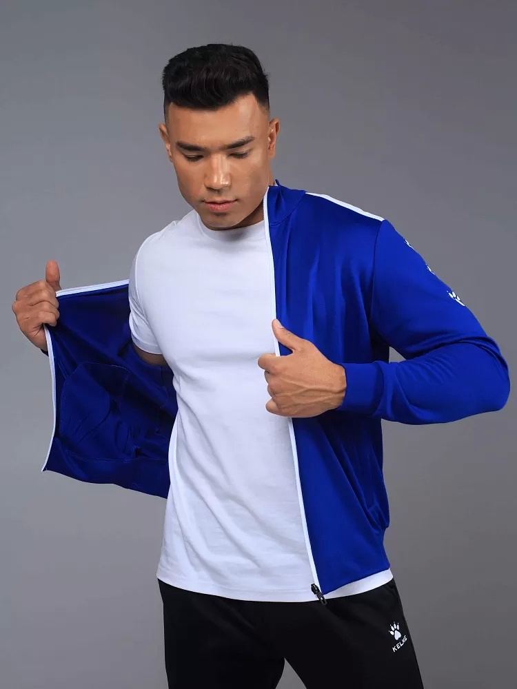 Спортивный костюм Kelme Tracksuit / 3771200-409 (4XL, синий) — фото 4