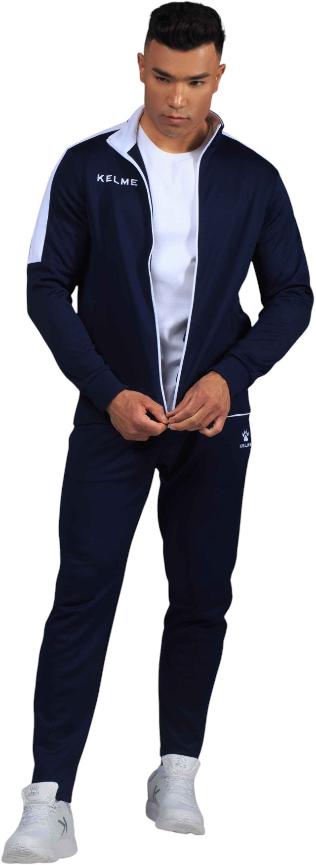Спортивный костюм Kelme Tracksuit / 3771200-424 (XS, темно-синий)