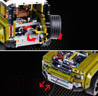 Конструктор Mould King Technic Автомобиль Land Rover Defender / 13175