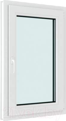 Окно ПВХ Rehau Elementis Kale Одностворчатое поворотно-откидное правое 3 стекла (1000x800x70)