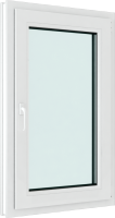 Окно ПВХ Rehau Elementis Kale Одностворчатое поворотно-откидное правое 2 стекла (1100x700x60) - 