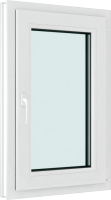 Окно ПВХ Rehau Elementis Kale Одностворчатое поворотно-откидное правое 2 стекла (900x600x60) - 