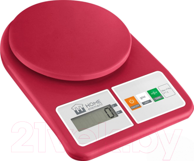 Кухонные весы Home Element HE-SC930 (яркий рубин)
