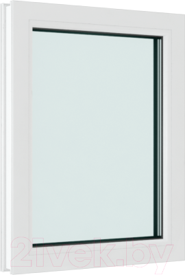 Окно ПВХ Rehau Одностворчатое глухое 2 стекла (800x500x60)