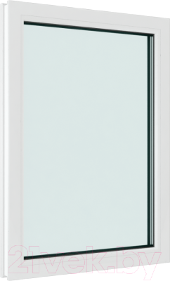 Окно ПВХ Rehau Одностворчатое глухое 2 стекла (1100x700x60)