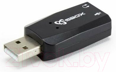 Адаптер SBOX Audio USB - 2x3.5 / USBC-11