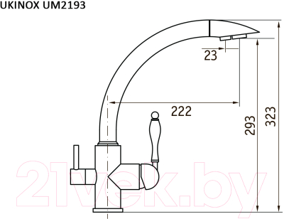 Смеситель Ukinox UM2193 BR