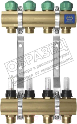 

Коллекторная группа отопления KAN-therm, С профилем 1" серия 75A 6 326x300x80 / 1346157015