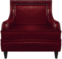 Кресло мягкое Brioli Луи (L16/вишневый) - 