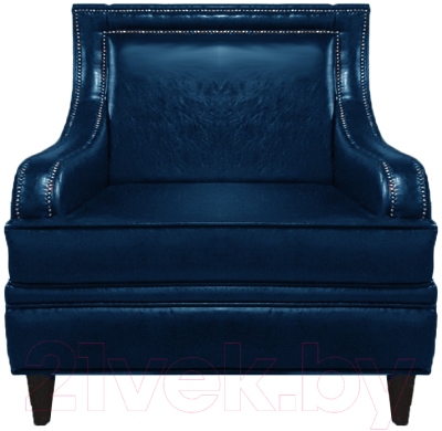 Кресло мягкое Brioli Луи (L18/синий)