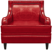 Кресло мягкое Brioli Луи (L19/красный) - 