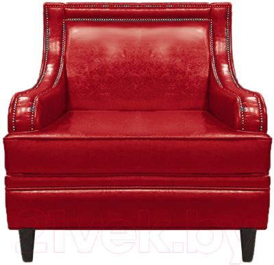 Кресло мягкое Brioli Луи (L19/красный)