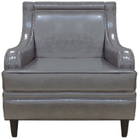 Кресло мягкое Brioli Луи (L21/серый) - 