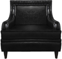 Кресло мягкое Brioli Луи (L22/черный) - 