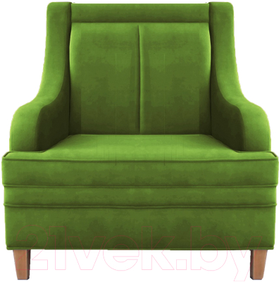 Кресло мягкое Brioli Луи П (B26/зеленый)