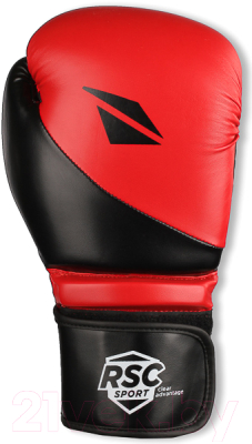 Боксерские перчатки RSC Pu Flex Bf BX 023 (р-р 6, красный/черный)
