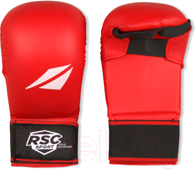 Перчатки для карате RSC PU BF BX 1101 (L, красный)