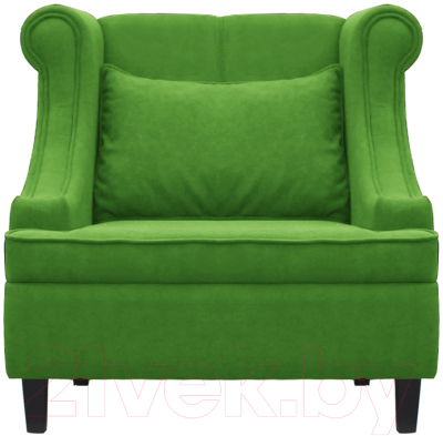 Кресло мягкое Brioli Людвиг (В26/зеленый)