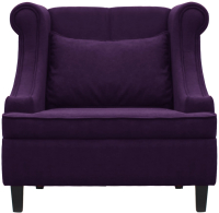 Кресло мягкое Brioli Людвиг (В40/фиолетовый) - 