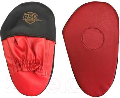 Боксерские лапы RSC Combat RSC010 (красный/черный)