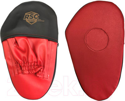 Боксерские лапы RSC Combat RSC009 (красный/черный)