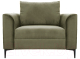 Кресло мягкое Brioli Марк (B10/серо-коричневый) - 
