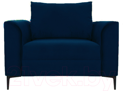 Кресло мягкое Brioli Марк (B69/синий)