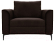 Кресло мягкое Brioli Марк (B74/коричневый) - 