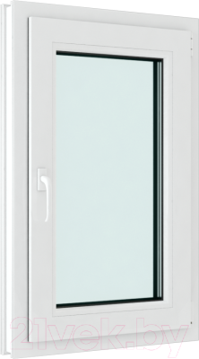 Окно ПВХ Rehau Elementis Kale Одностворчатое поворотно-откидное правое 2 стекла (800x500x60)