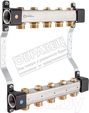 Коллекторная группа отопления KAN-therm InoxFlow серия RVV 3 отвода / 1316161001