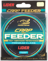 Леска монофильная Fishing Empire Lider Carp Plus Black 0.22мм 300м / BL-022 - 