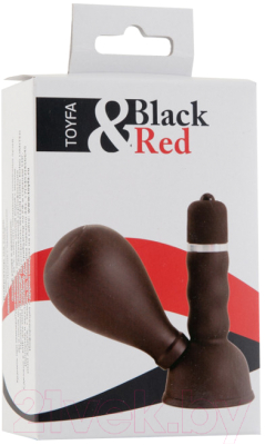 Стимулятор ToyFa Black & Red / 905002-5 (черный)