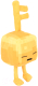 Мягкая игрушка Minecraft Dungeons Mini Crafter Gold Sleeping Key Golem / TM13782 - 