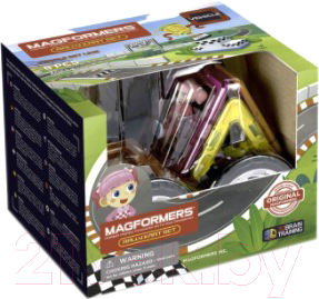 Конструктор магнитный Magformers Rally Kart Set / 707017 (8эл)