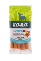 Лакомство для собак TiTBiT Dental+ Трубочка с мясом индейки / 13991 - 