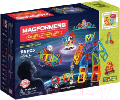 Конструктор магнитный Magformers Mastermind Set / 710012 (115эл)